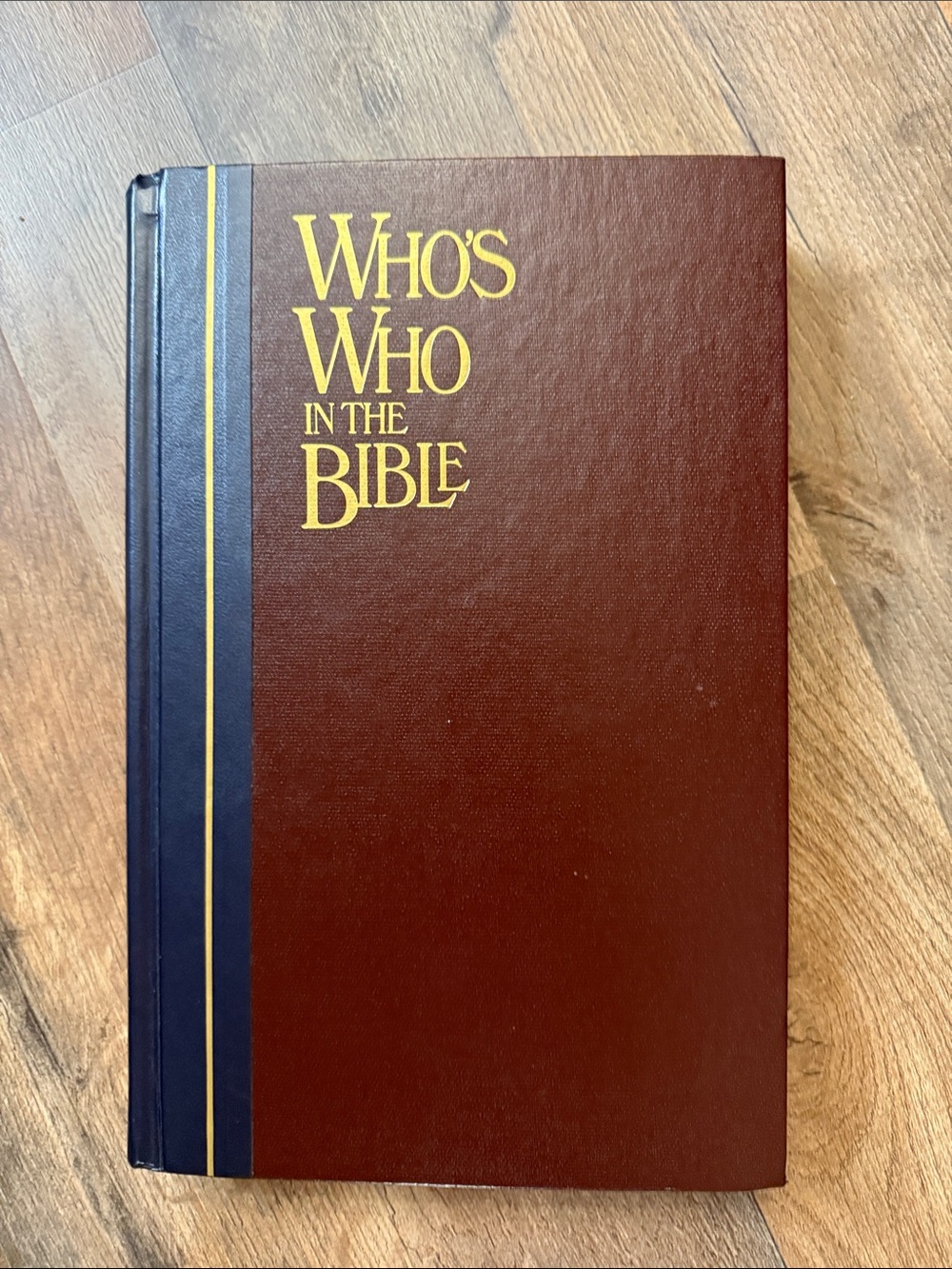 Who's Who in the Bible Hardcover Reference Book - Brown